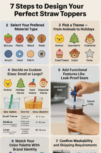 7 Steps to Design Your Perfect Straw Toppers