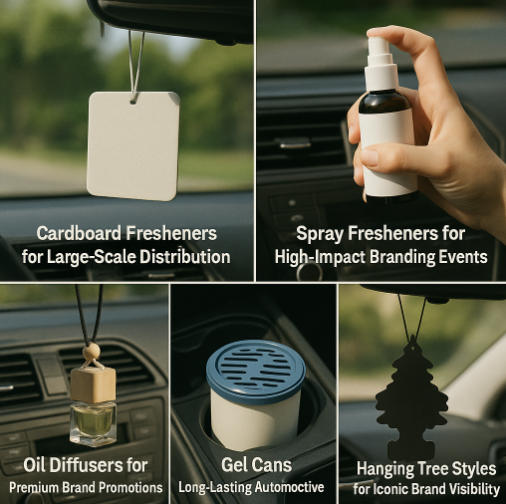 5 Types of Car Air Fresheners for Brand Giveaways