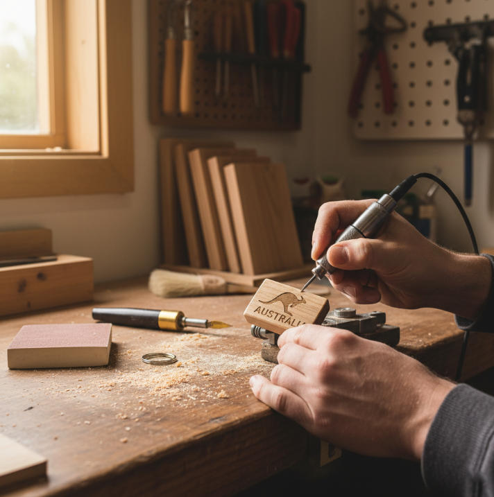 How Custom Wooden Keychains Are Made?