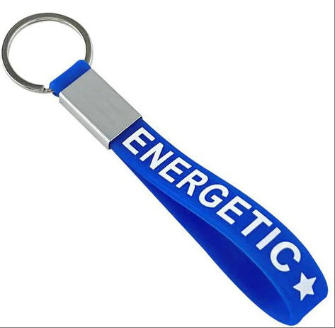 Custom Silicone Wristband Keychains