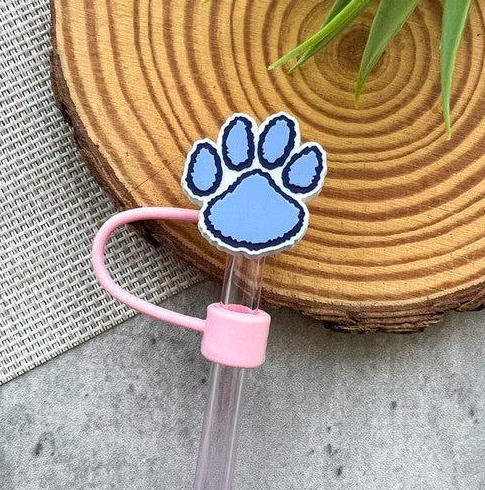 Custom Silicone Straw Caps – Reusable Straw Toppers for 8mm/10mm Straws