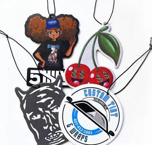 Custom Shaped Car Air Fresheners Australia – Personalised Logo & Character Designs in Bulk