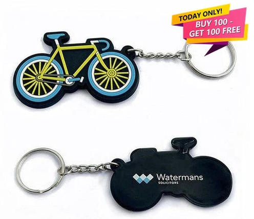 Custom 3D Rubber Keychains Australia | Personalised Logo PVC Key Rings