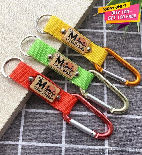 Custom Carabiner Keychains – Personalised Keyrings with Logo in Bulk