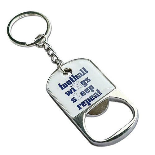 Custom Dog Tag Bottle Opener Keychains – Personalised Metal Gifts Australia