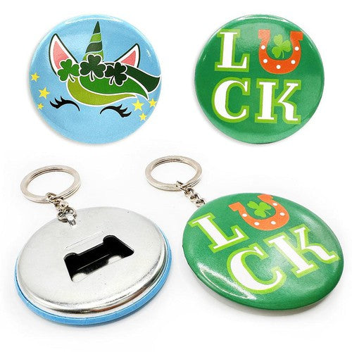 Custom Printed Tin Bottle Opener Keychains – Promotional Metal Gifts Australia