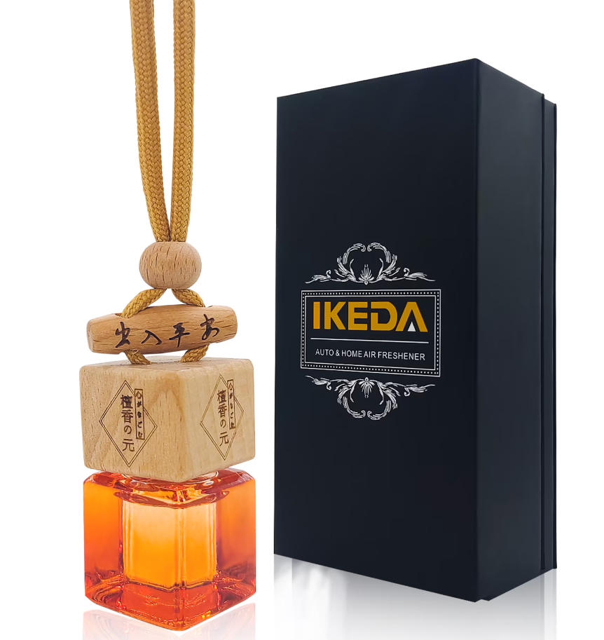 Orange Car Air Freshener for Women – Long-Lasting Hanging Scent
